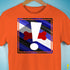 Puppy Pride Flag Exclamation Point Premium Unisex T-Shirt